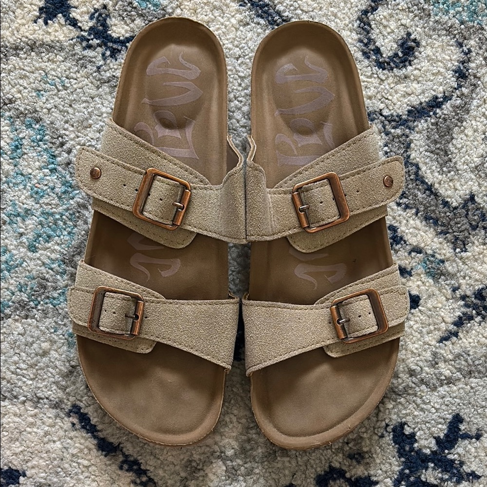 Women’s Birkenstock inspired Tan Sandals